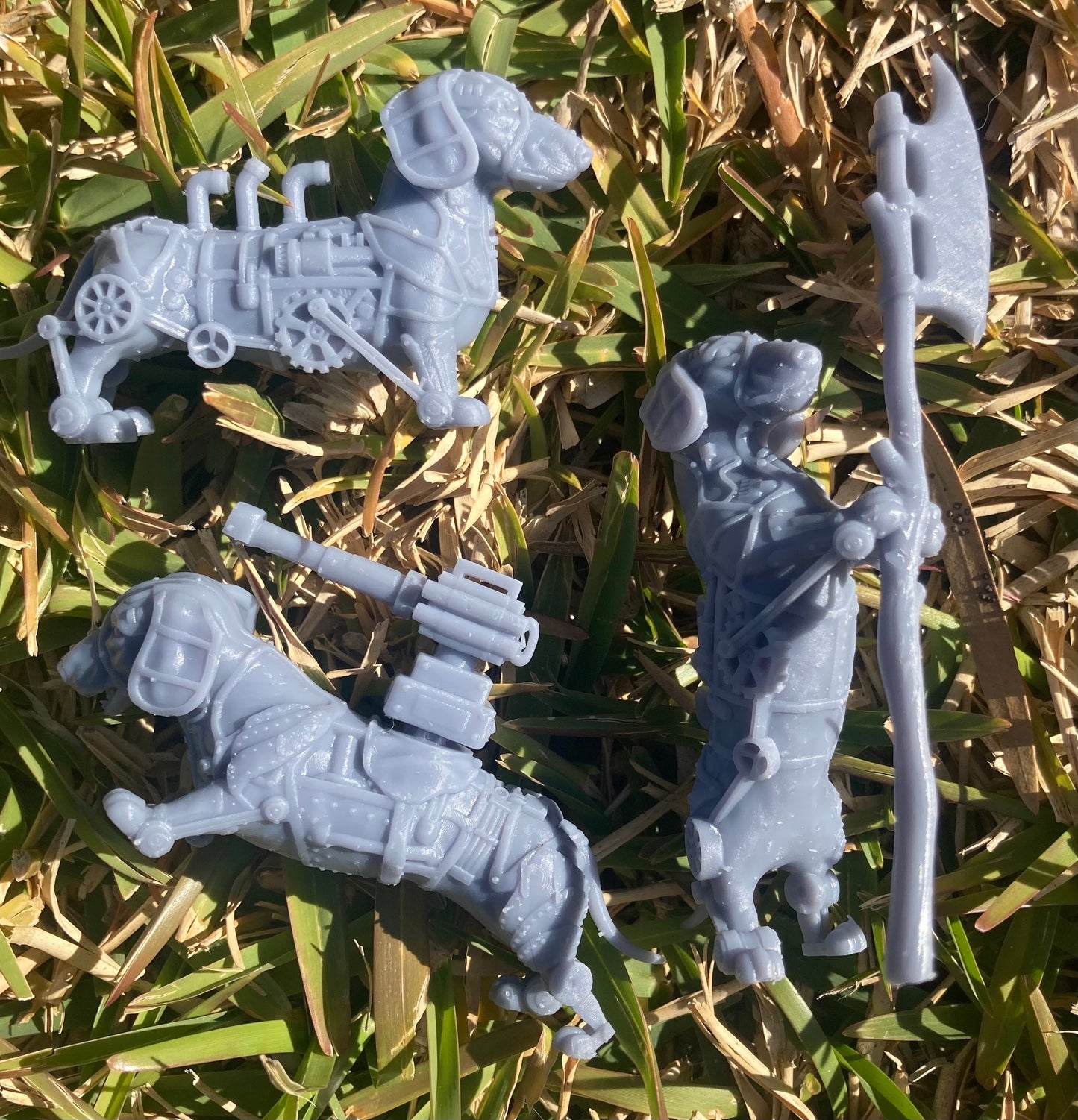 Construct Dachshund (3 Variants Available) - Epic Miniatures