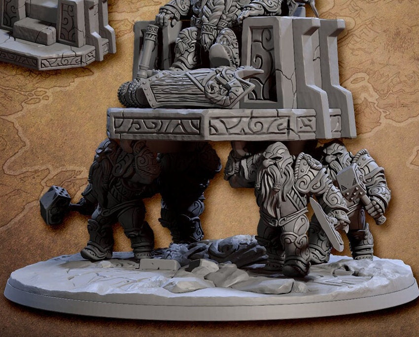 King Alvar on the Mountain Throne - Artisan Guild