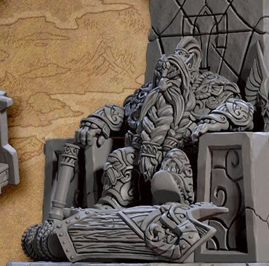 King Alvar on the Mountain Throne - Artisan Guild