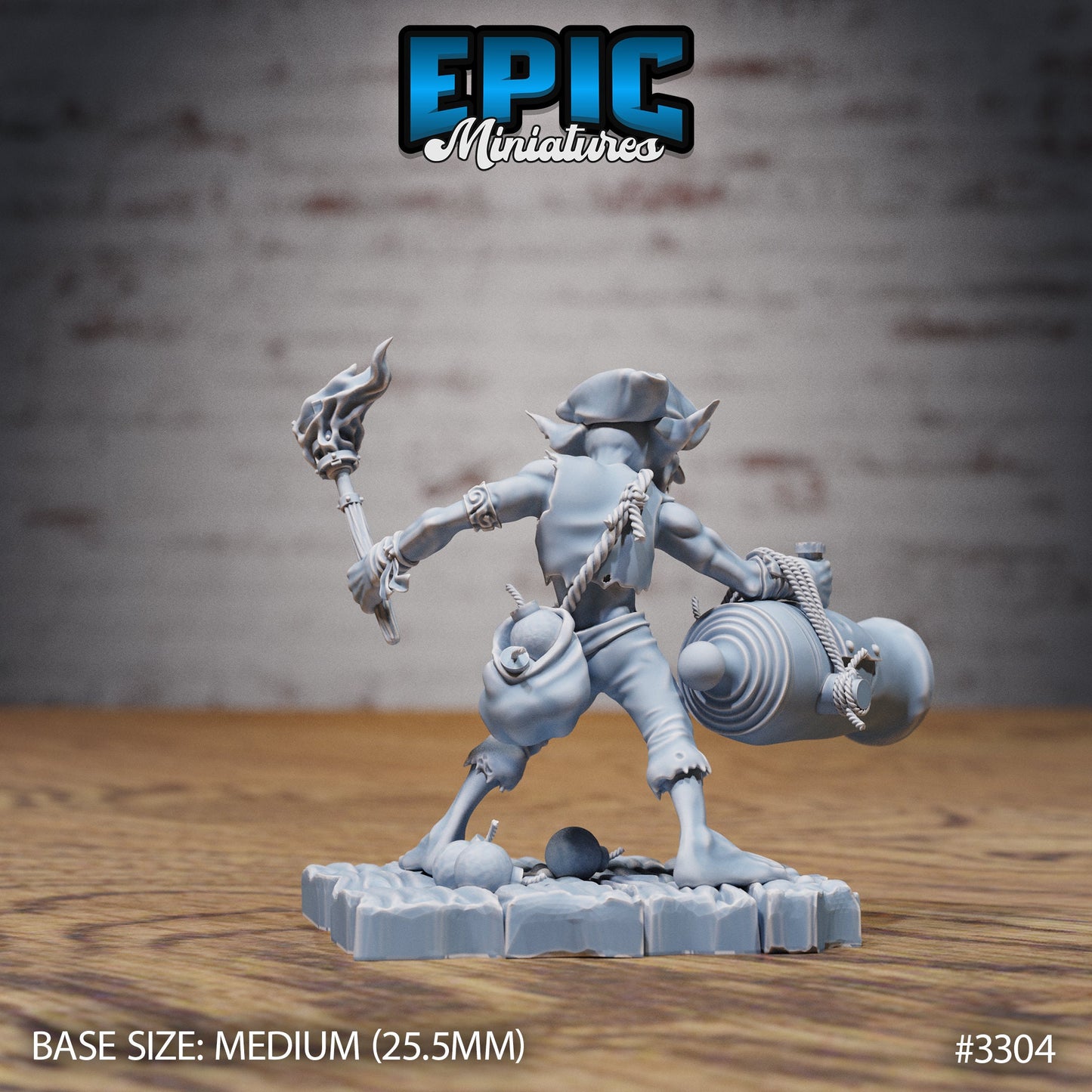 Goblin Cannon Pirate - Epic Miniatures