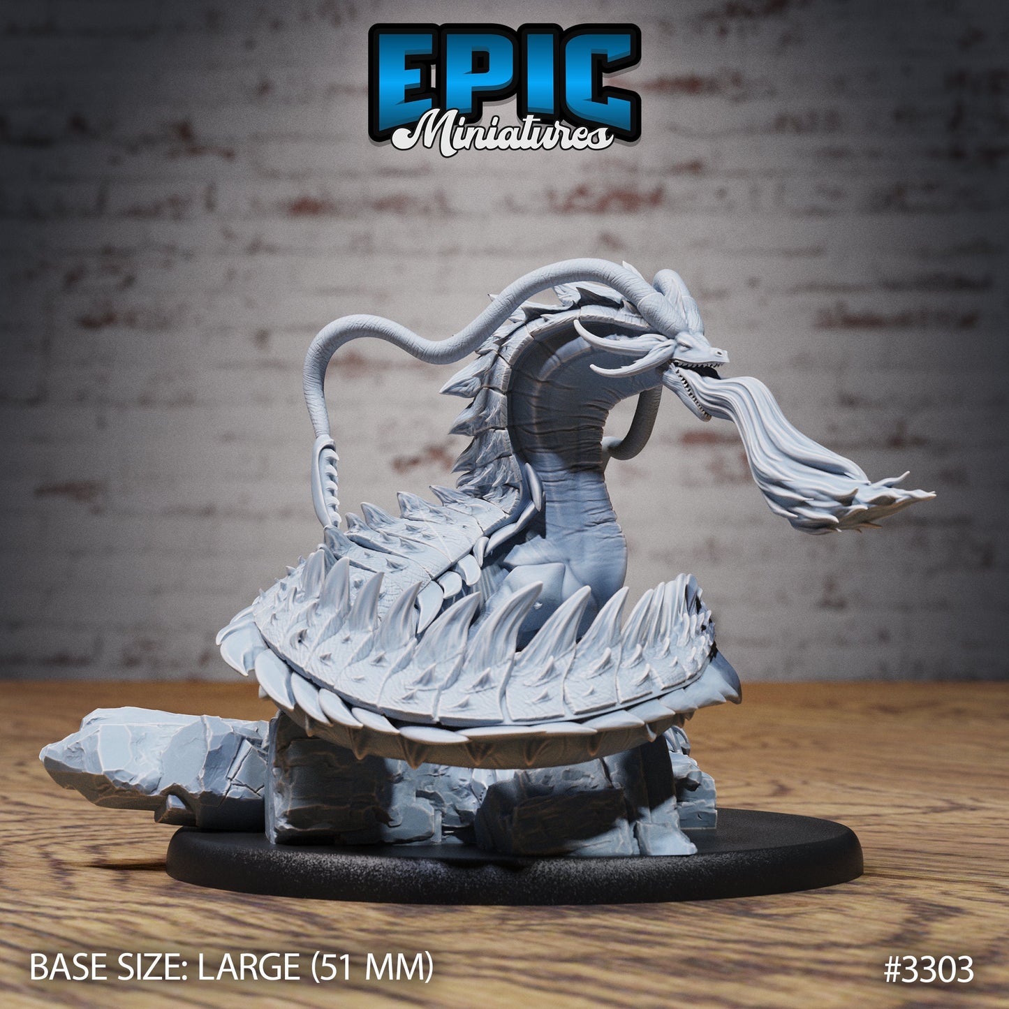 Sea Drake Deity (3 Variants Available) - Epic Miniatures