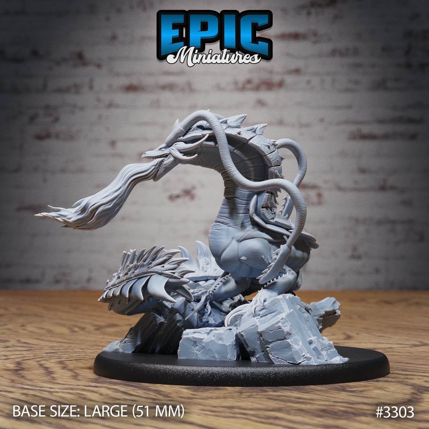 Sea Drake Deity (3 Variants Available) - Epic Miniatures