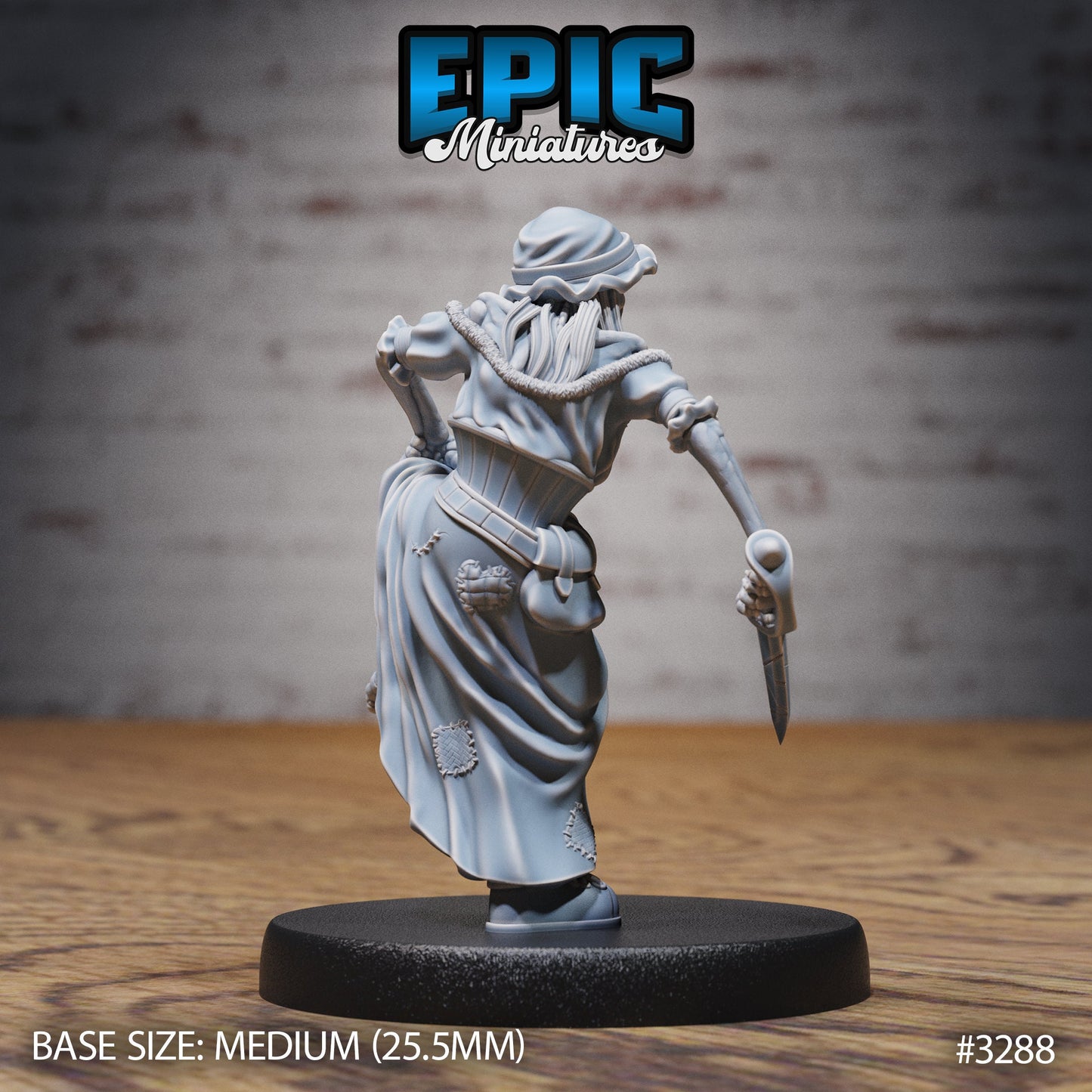 Undead Pirate Crew, Set 2 (4 Variants Available) - Epic Miniatures