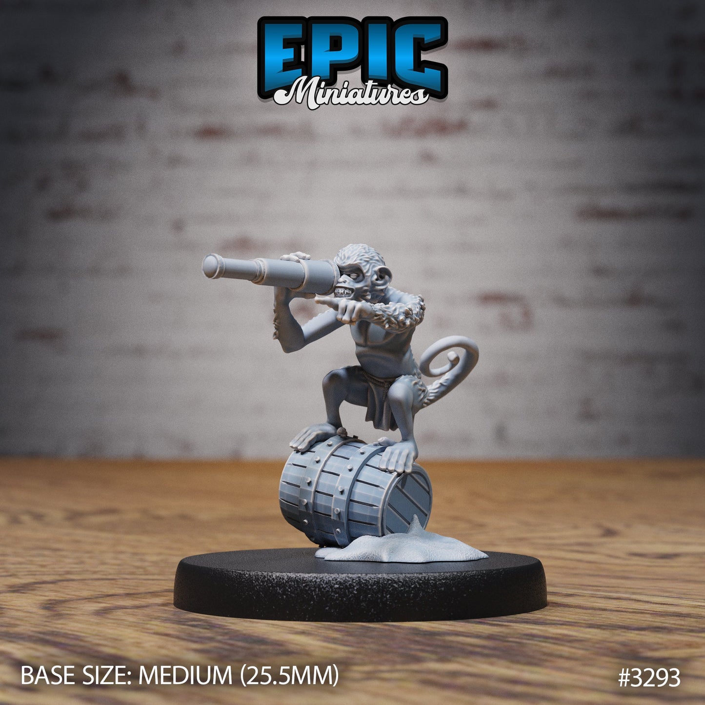 Monkey Cannon Crew (3 Variants Available) - Epic Miniatures