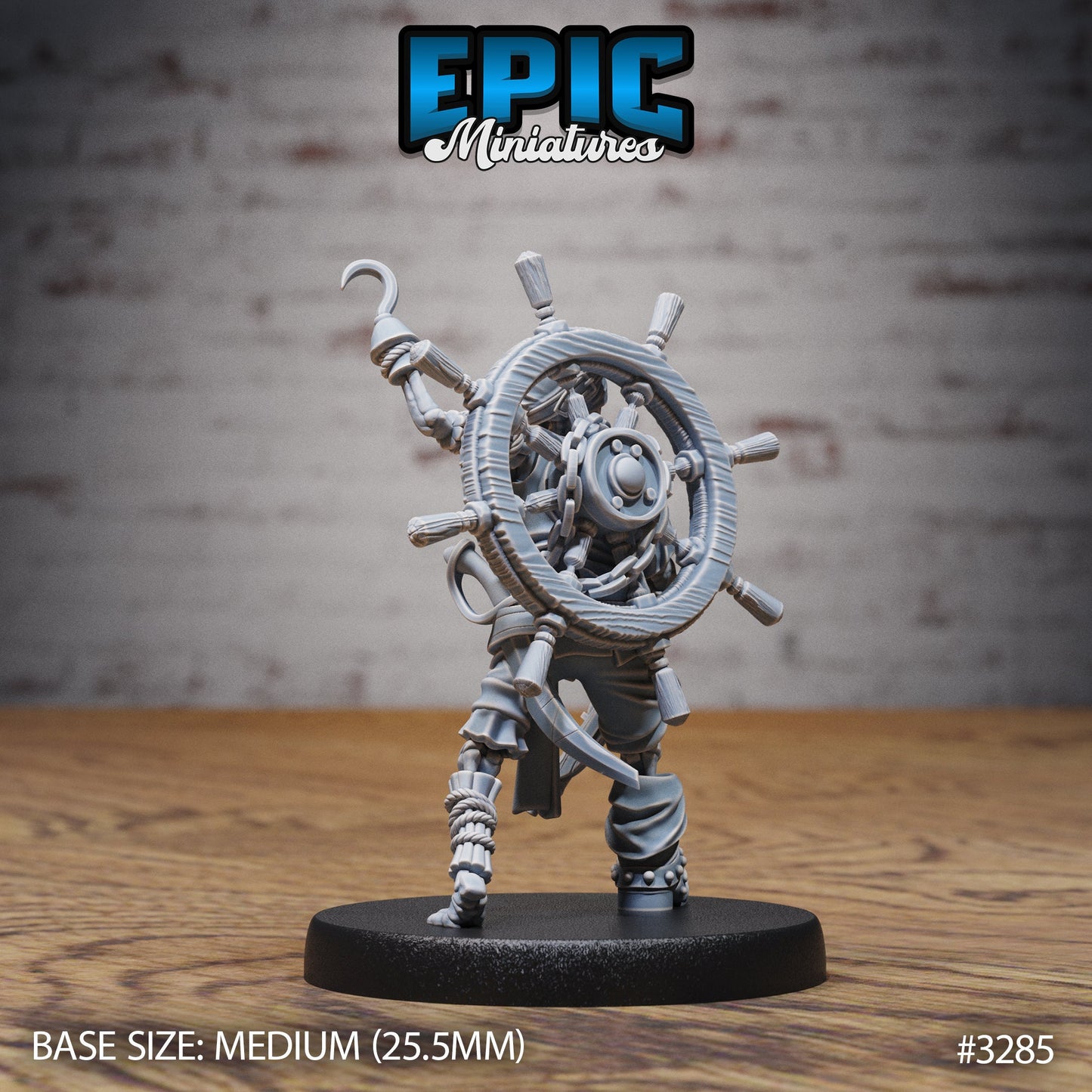 Undead Pirate Crew, Set 1 (4 Variants Available) - Epic Miniatures