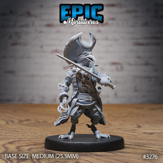 Crow Folk Pirate (3 Variants Available) - Epic Miniatures