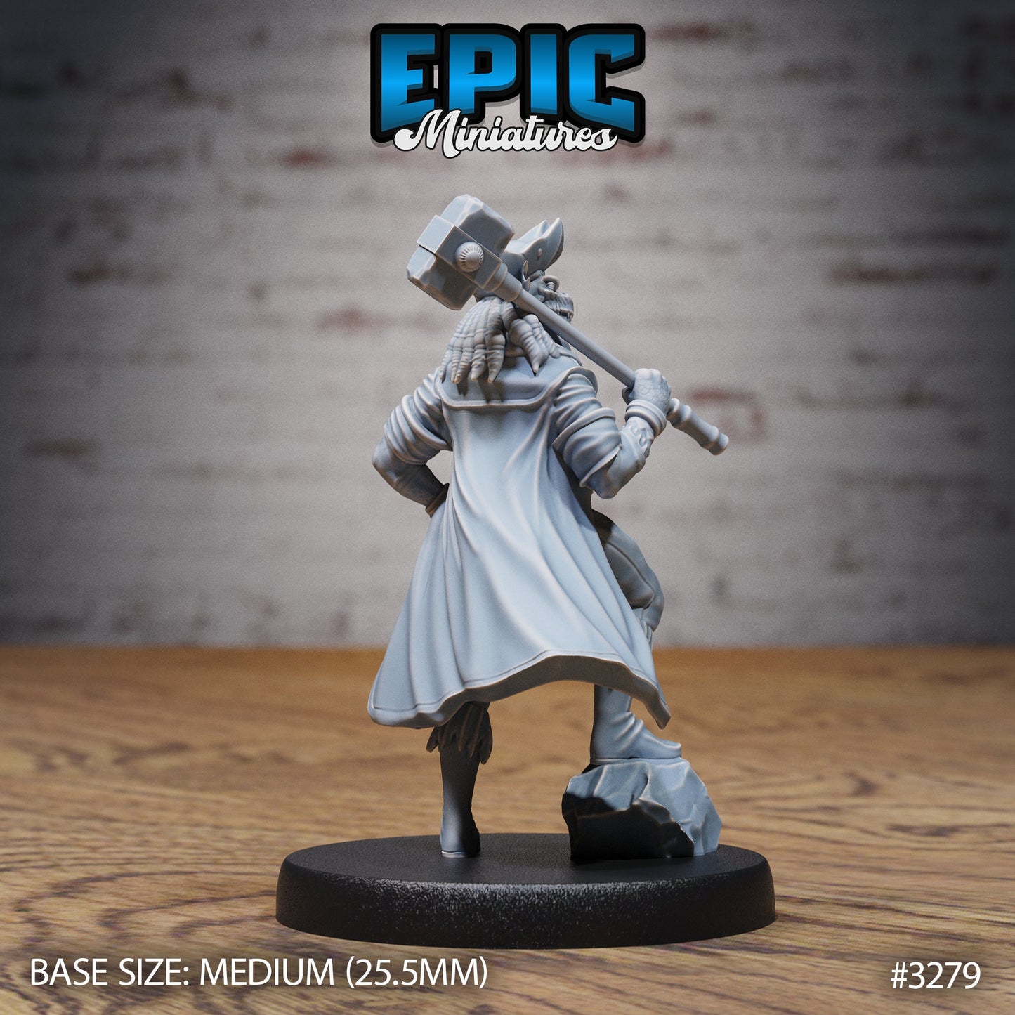 Dragonborn Pirate (3 Variants Available) - Epic Miniatures