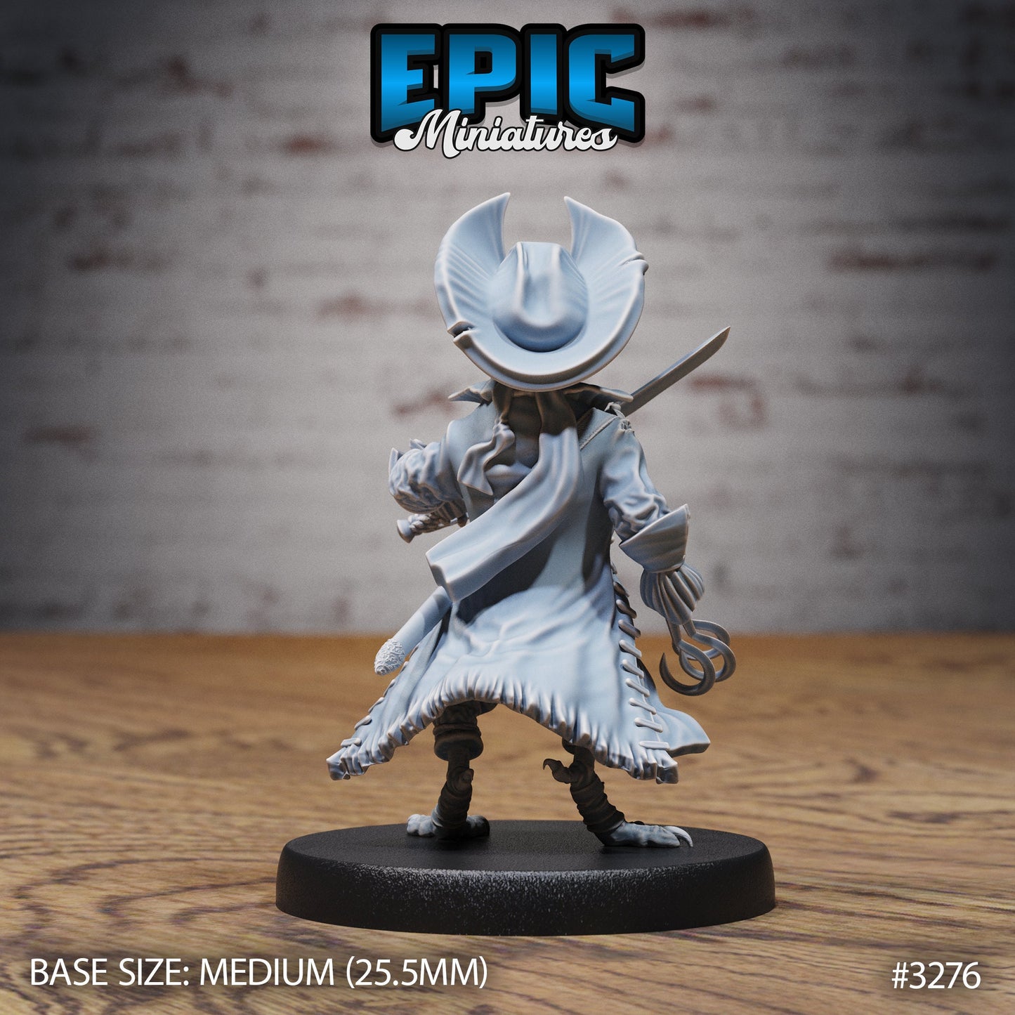 Crow Folk Pirate (3 Variants Available) - Epic Miniatures