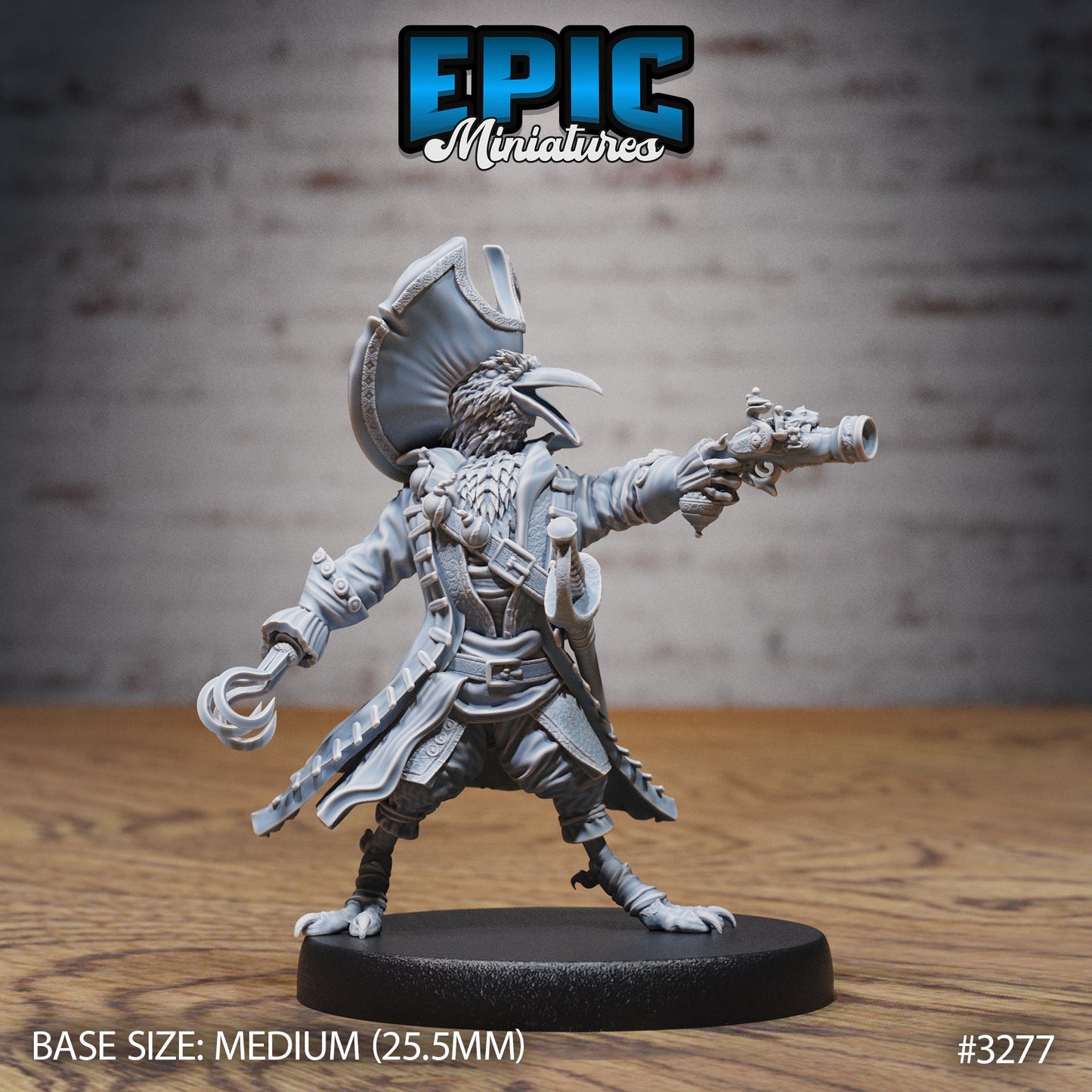 Crow Folk Pirate (3 Variants Available) - Epic Miniatures