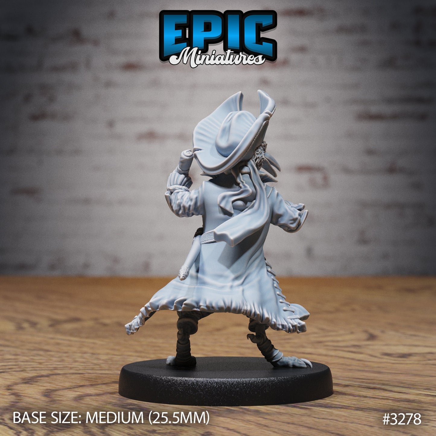 Crow Folk Pirate (3 Variants Available) - Epic Miniatures