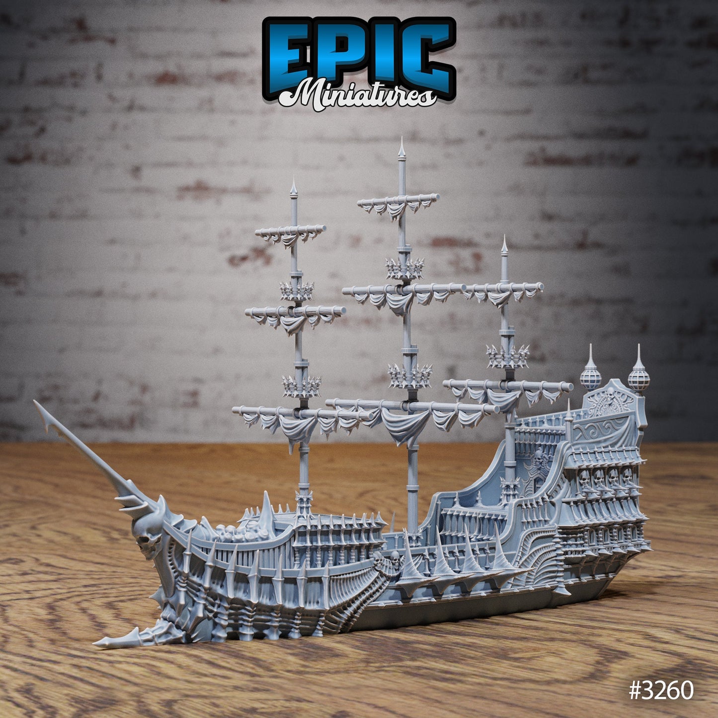 Ghost Ship, Flying Dutchman (2 Variants Available) - Epic Miniatures