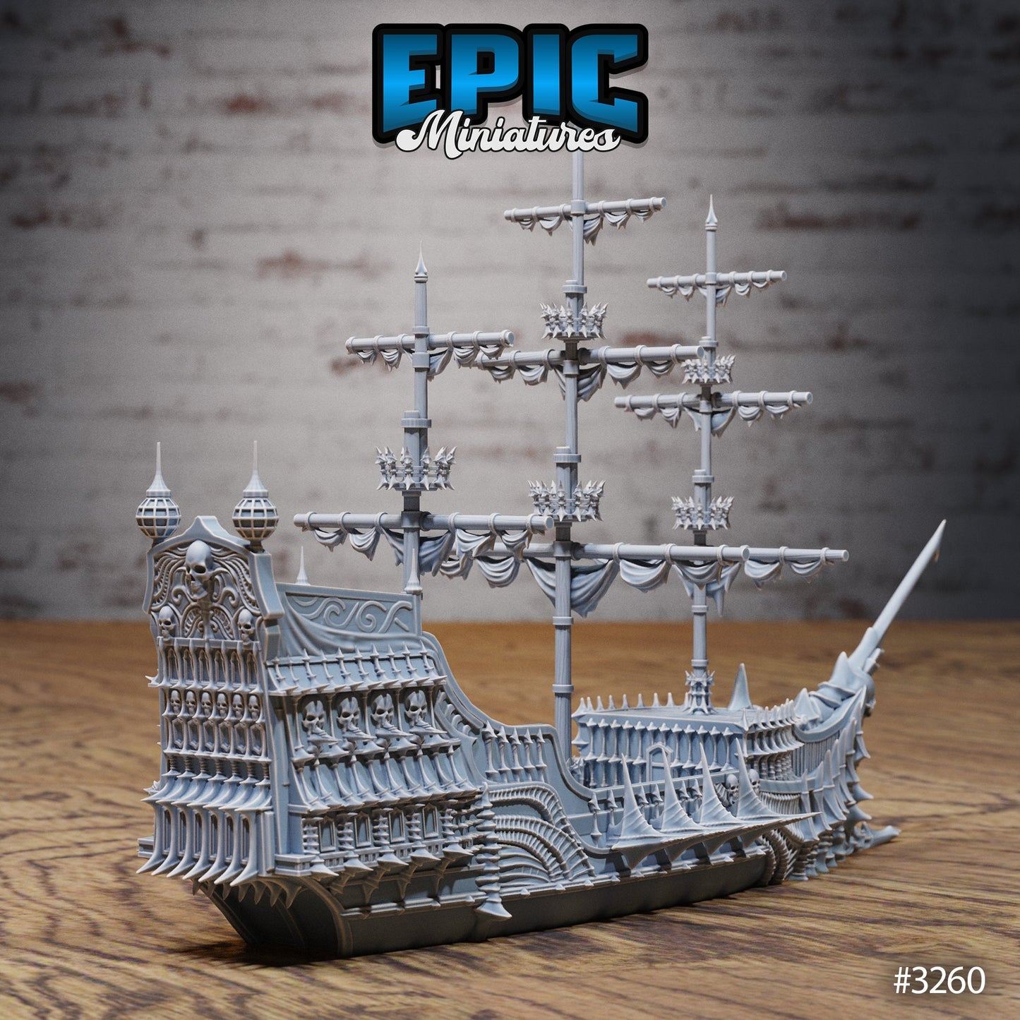 Ghost Ship, Flying Dutchman (2 Variants Available) - Epic Miniatures