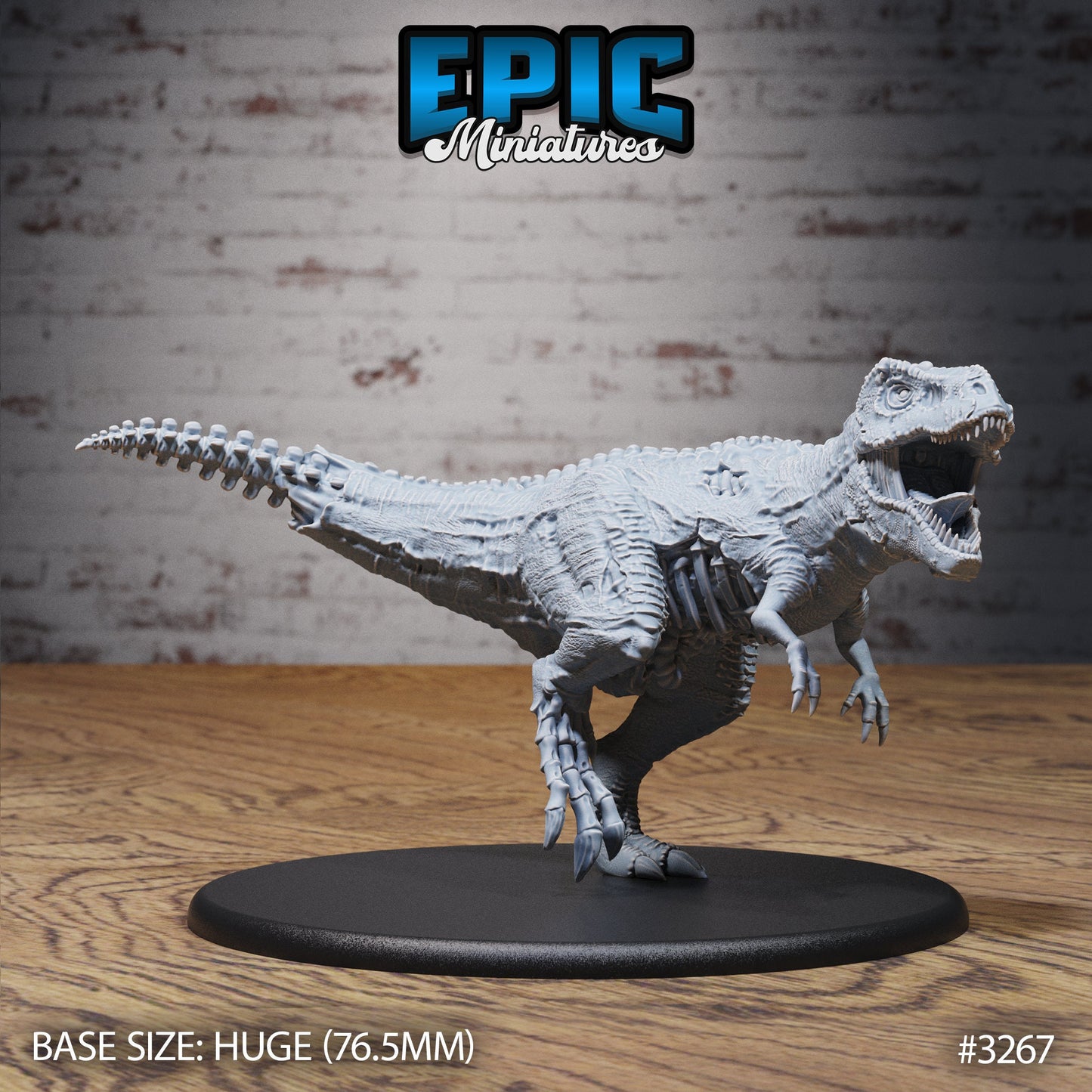 Zombie T-Rex (4 Variants Available) - Epic Miniatures