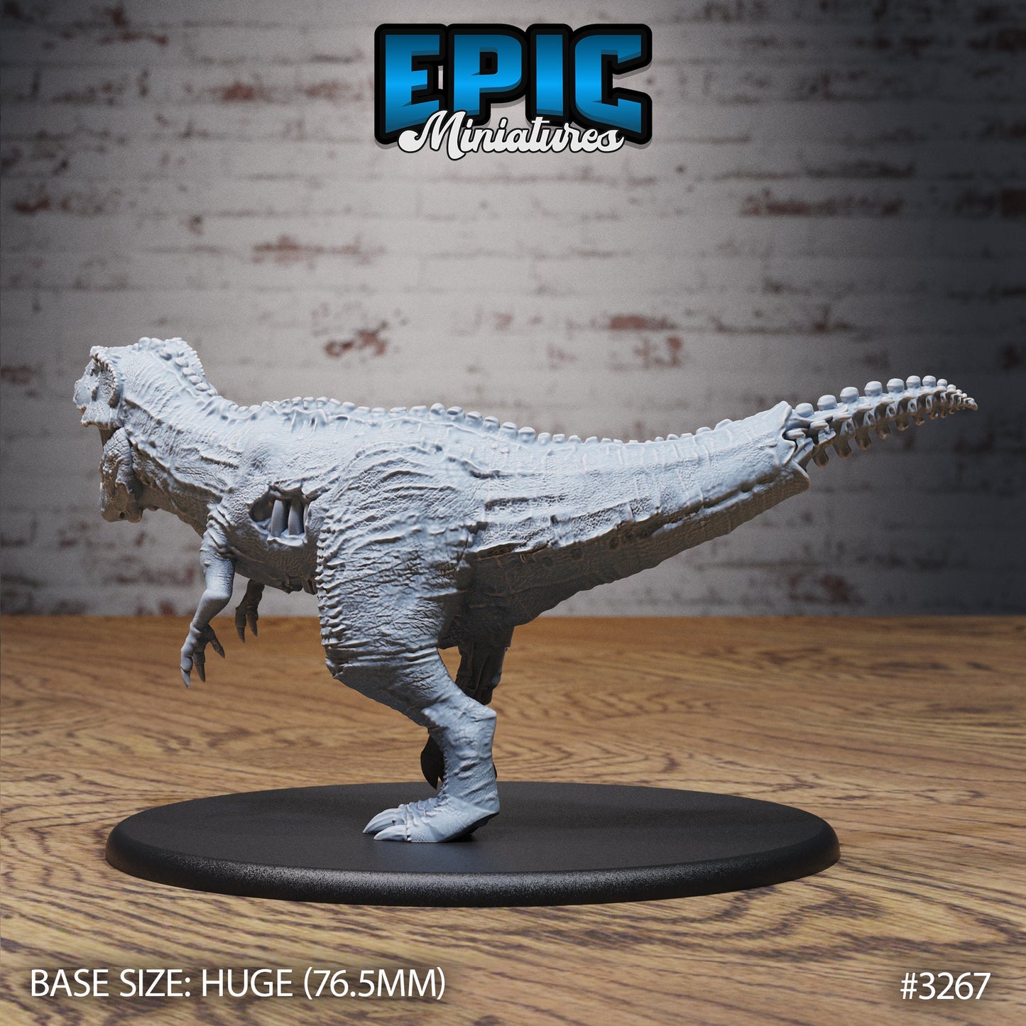 Zombie T-Rex (4 Variants Available) - Epic Miniatures
