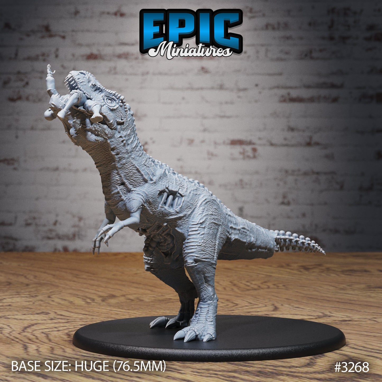 Zombie T-Rex (4 Variants Available) - Epic Miniatures