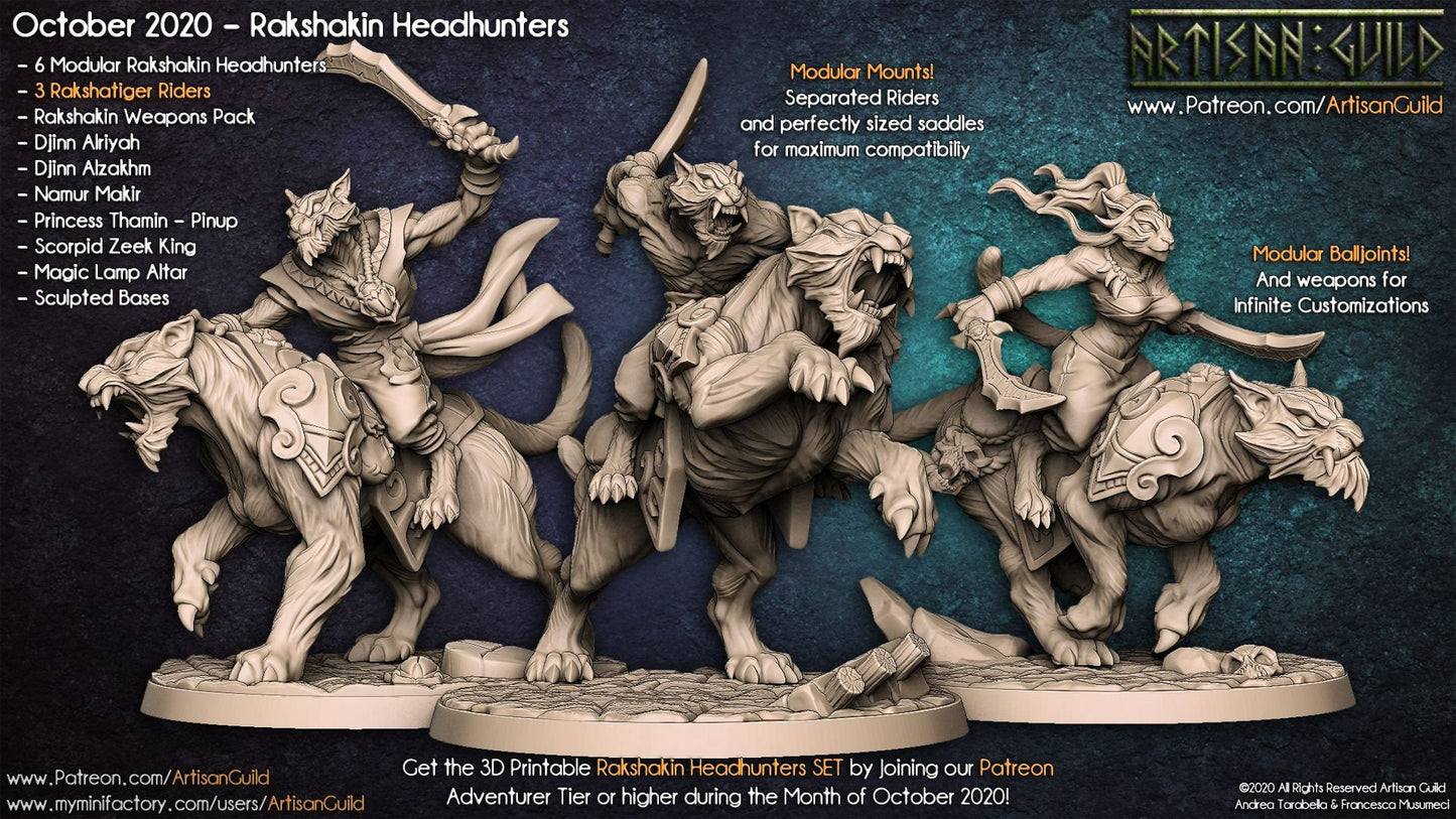 Rakshatiger Riders (3 Variants Available) - Artisan Guild