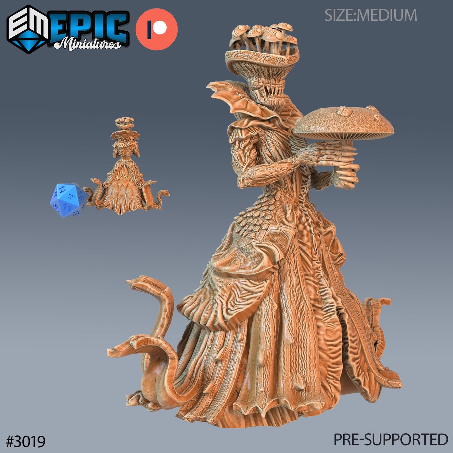 Fungus Queen (3 Variants Available) - Epic Miniatures