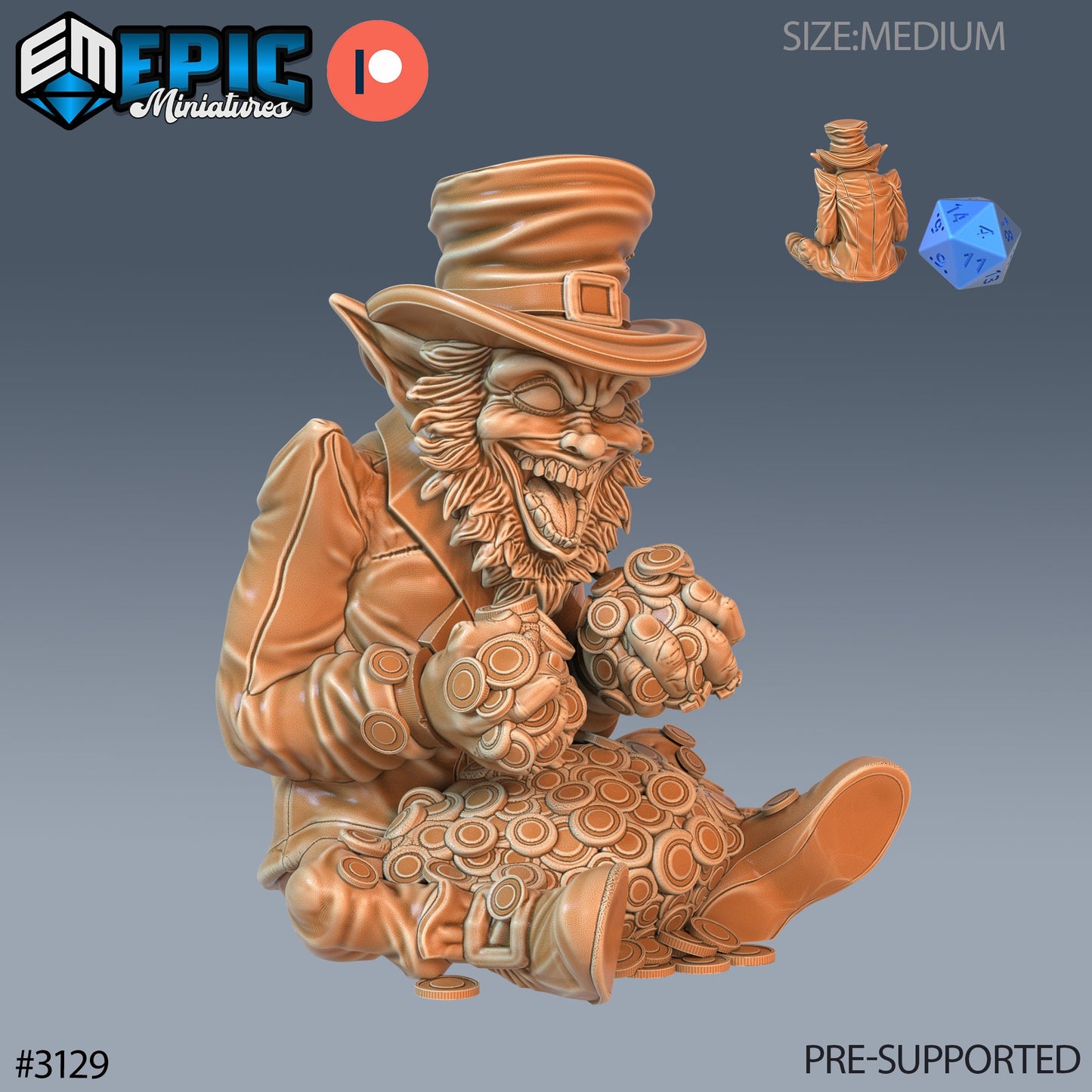 Leprechaun (3 Variants Available) - Epic Miniatures