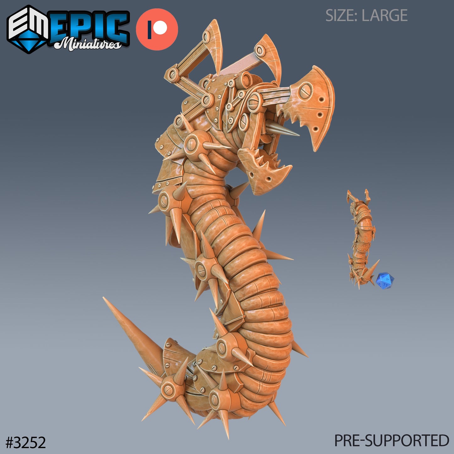 Iron Centipede (3 Variants Available) - Epic Miniatures