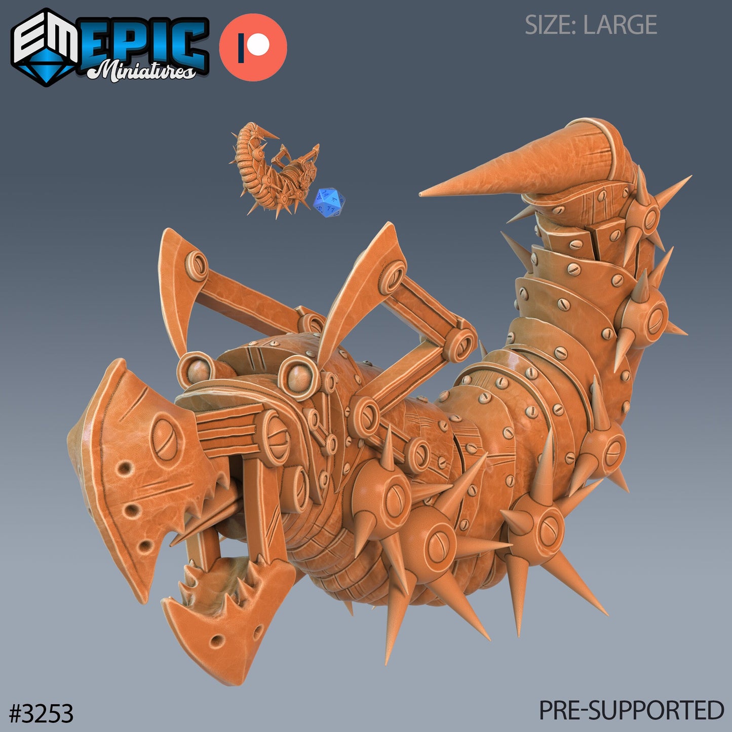 Iron Centipede (3 Variants Available) - Epic Miniatures
