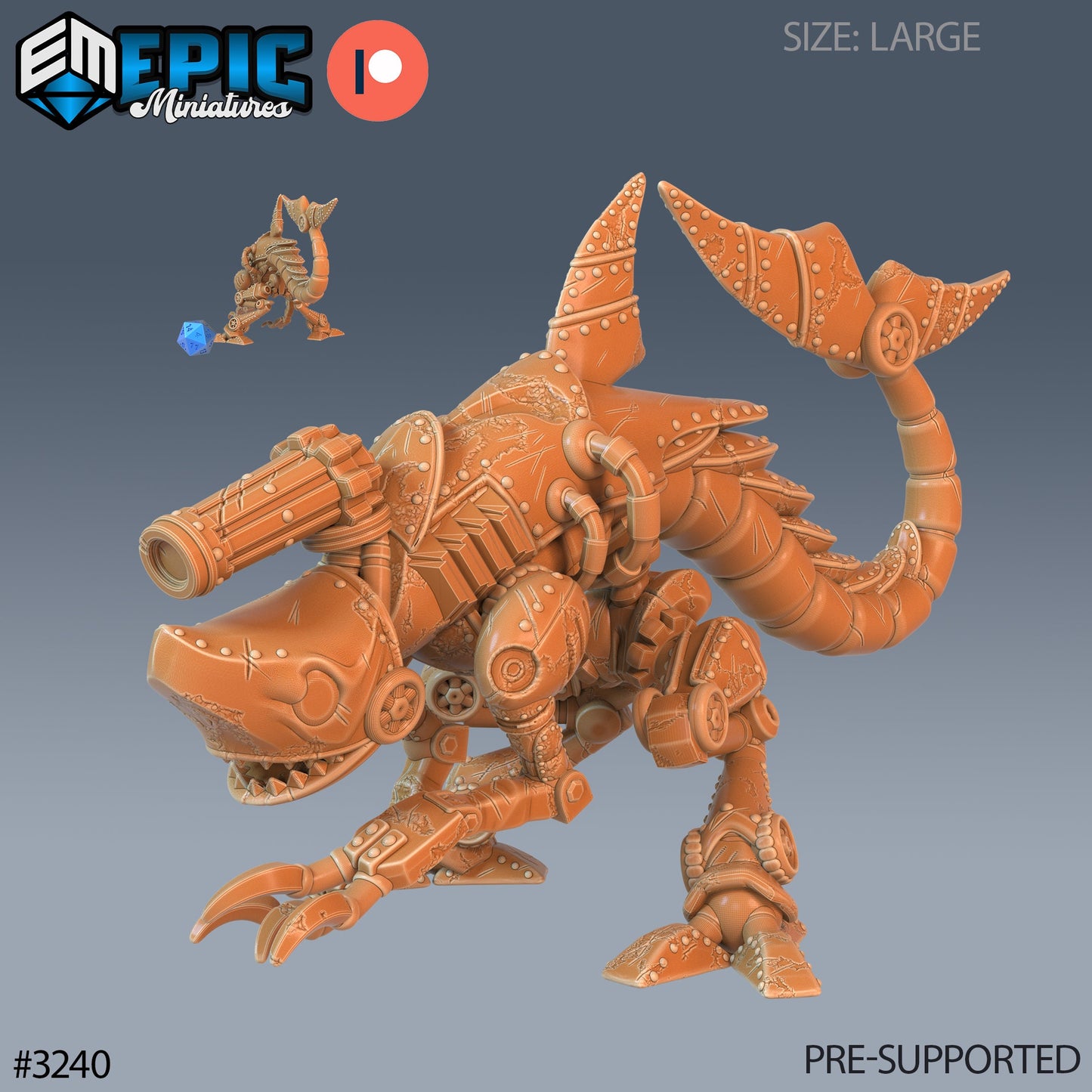 Steam-Tech X1100 Sharknator (3 Variants Available) - Epic Miniatures