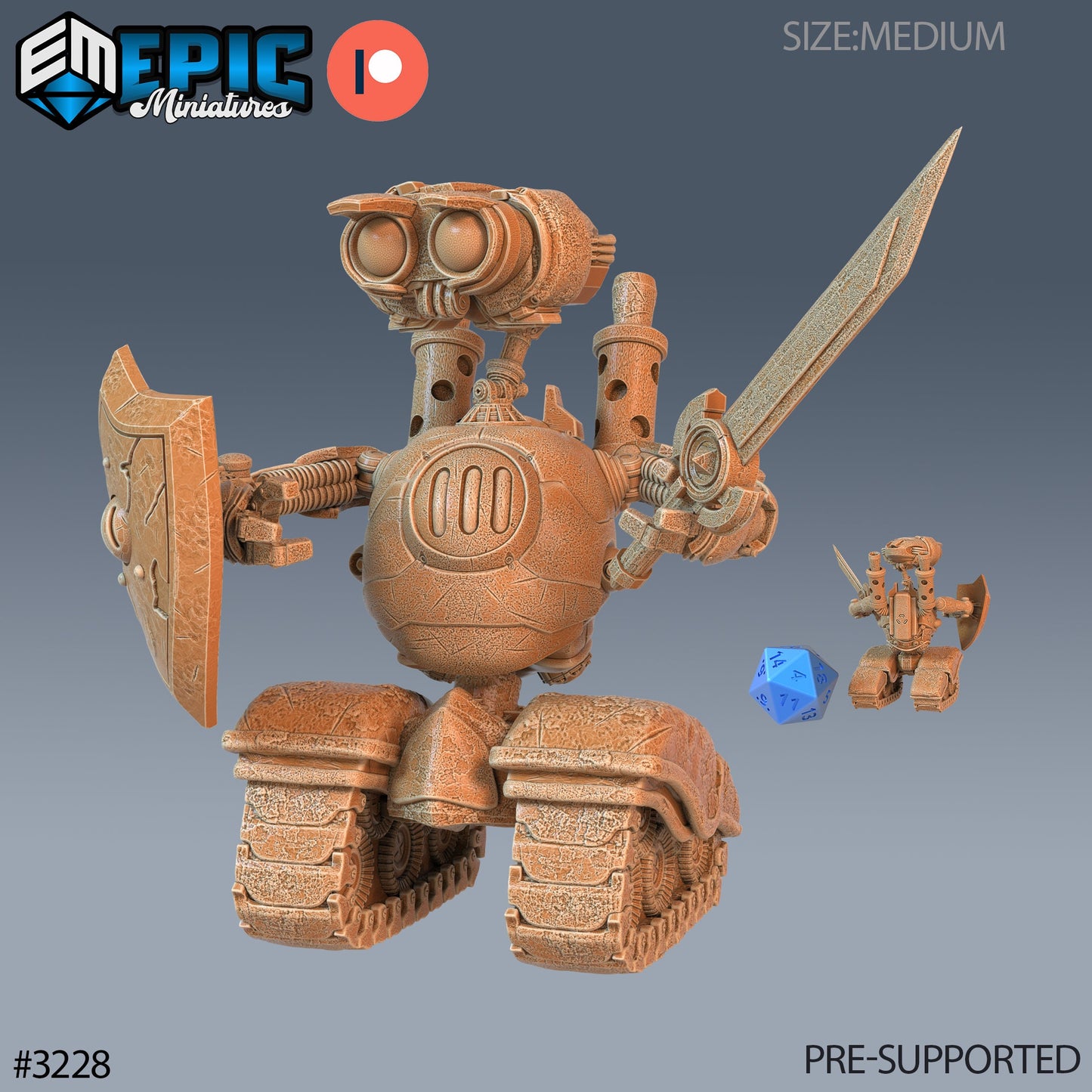 Trash Burner Automaton (3 Variants Available) - Epic Miniatures