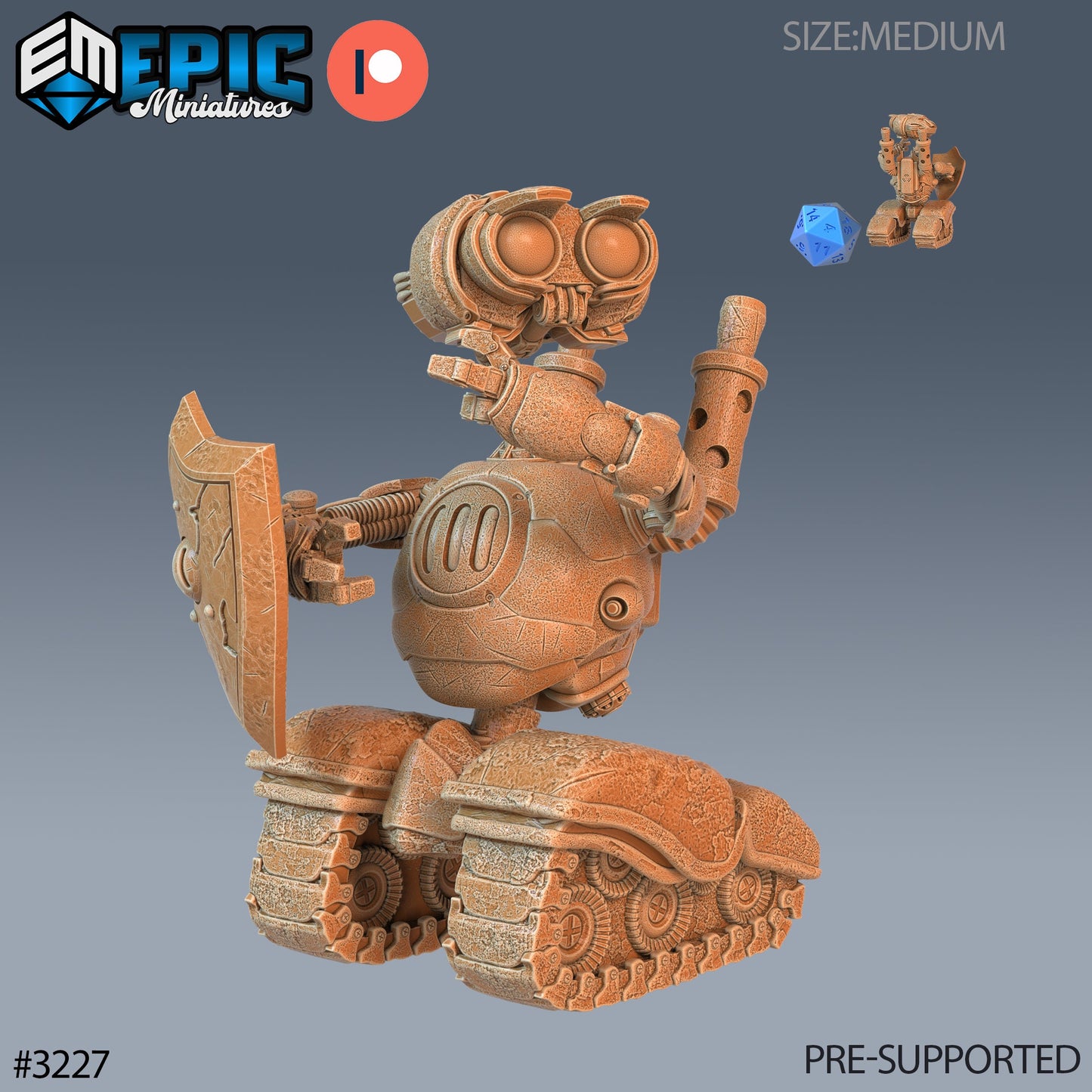 Trash Burner Automaton (3 Variants Available) - Epic Miniatures