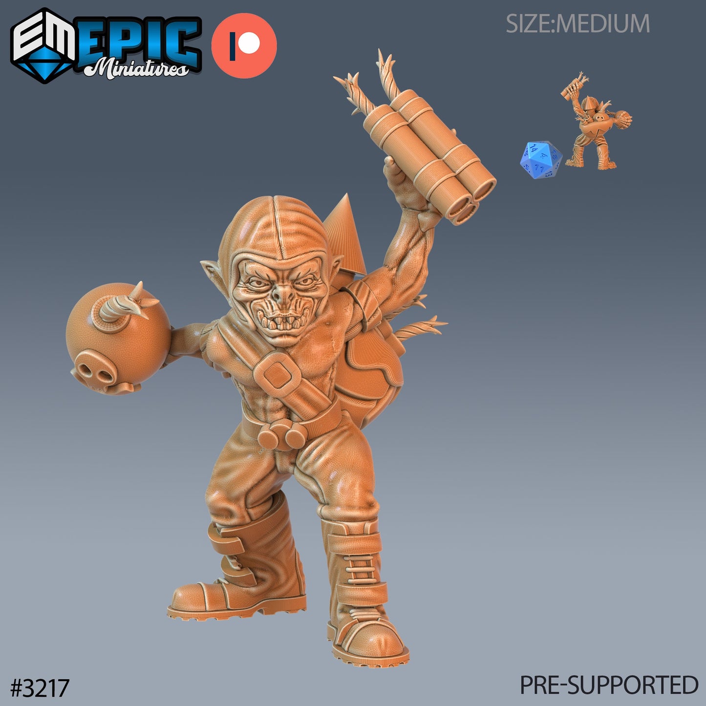 Steam Goblins, Set 1 (4 Variants Available) - Epic Miniatures