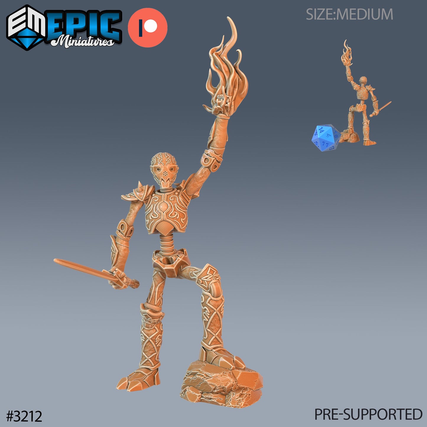 Stripped War Construct (3 Variants Available) - Epic Miniatures