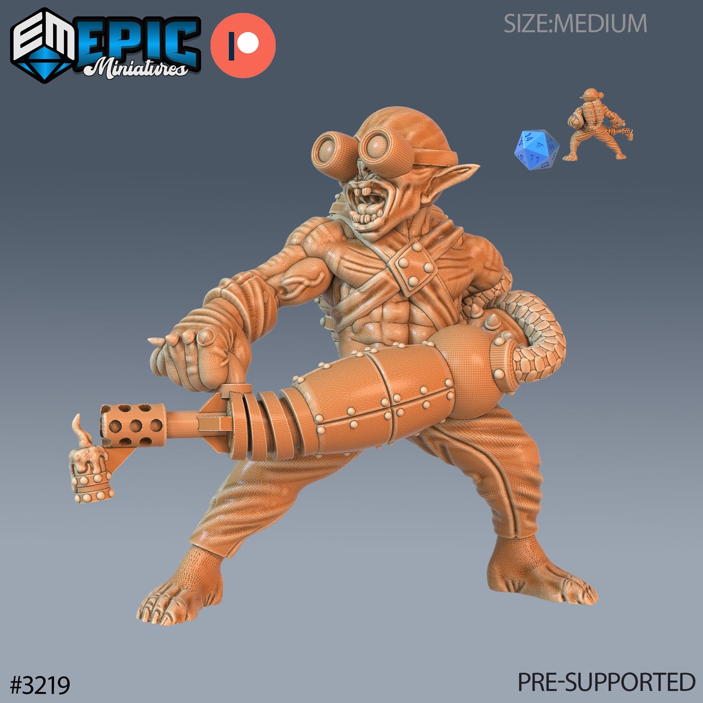 Steam Goblins, Set 1 (4 Variants Available) - Epic Miniatures