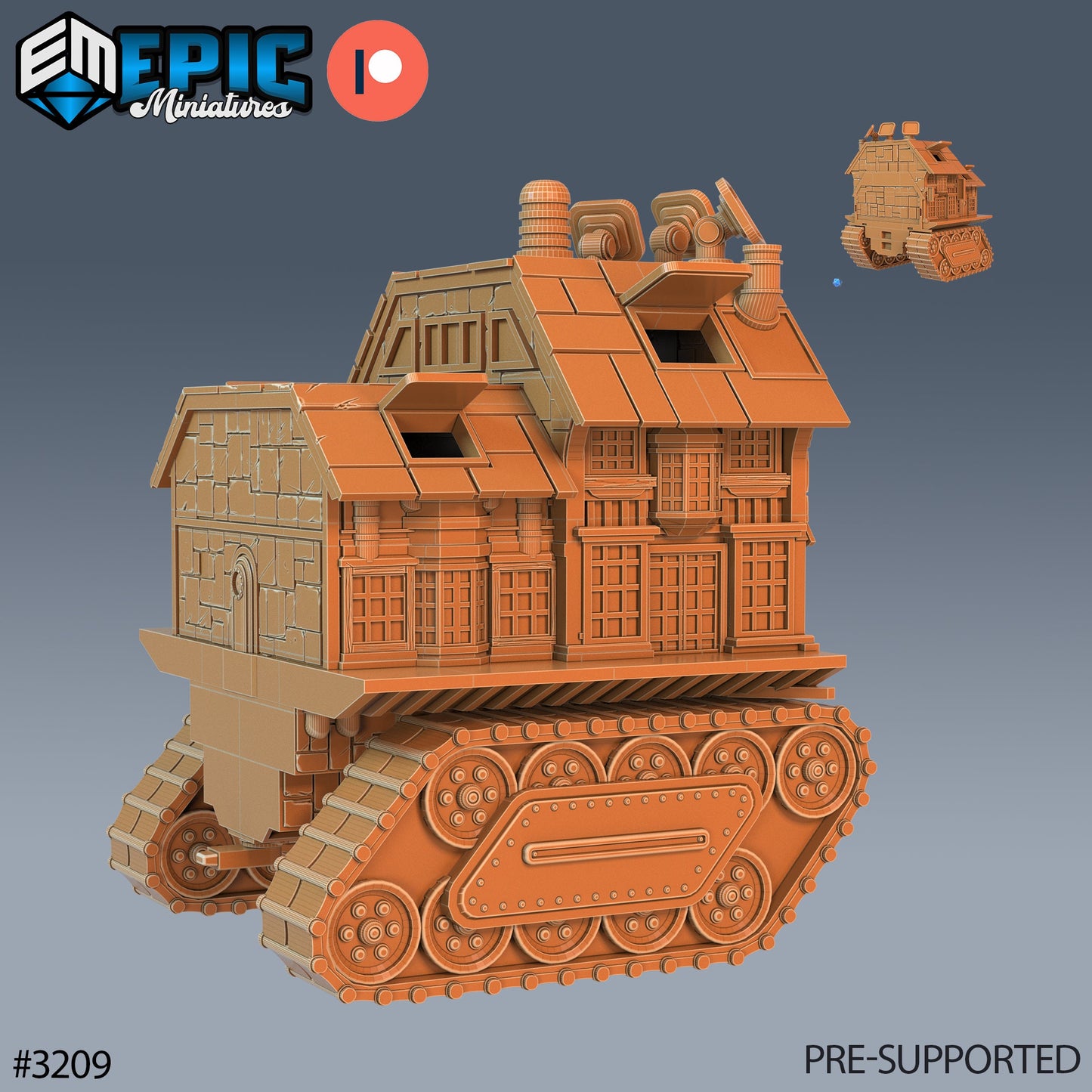 Maxi Drill Steam Engine (Modular Kit) - Epic Miniatures