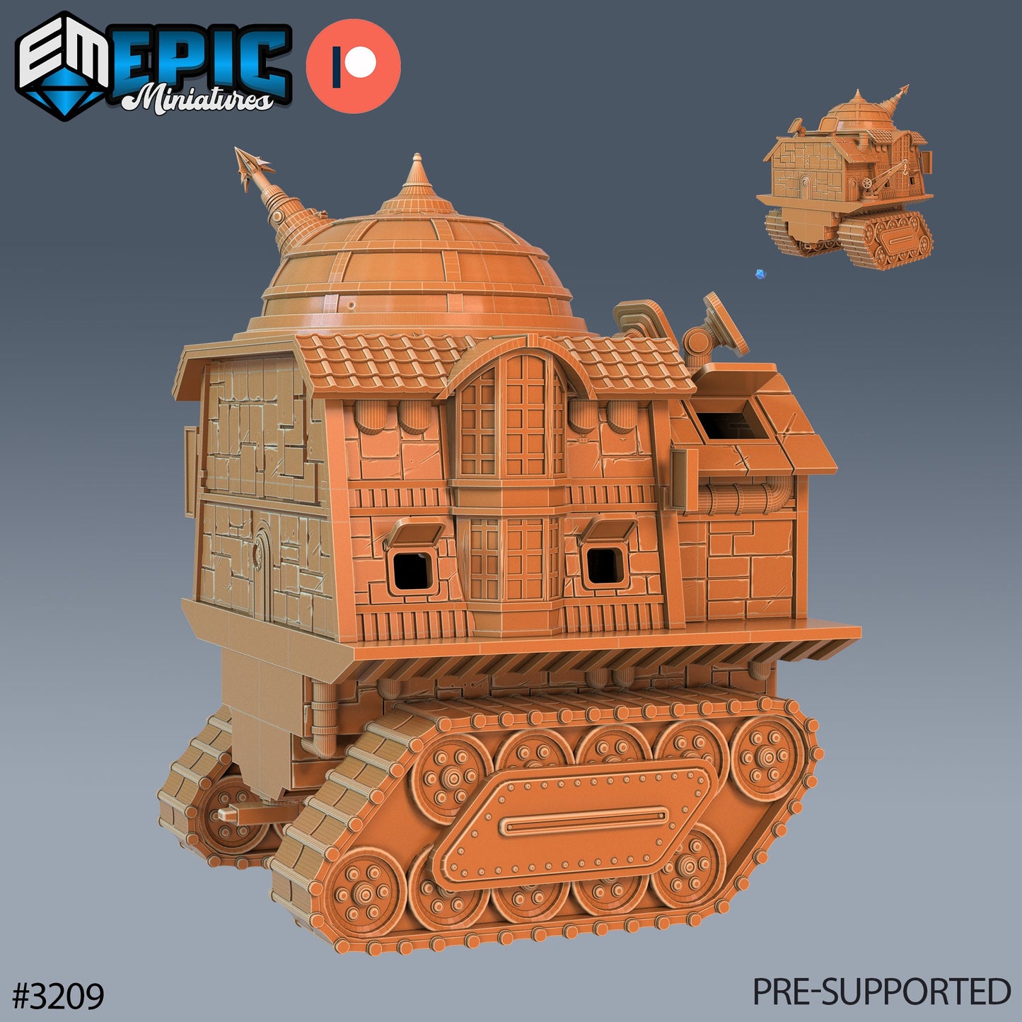 Maxi Drill Steam Engine (Modular Kit) - Epic Miniatures