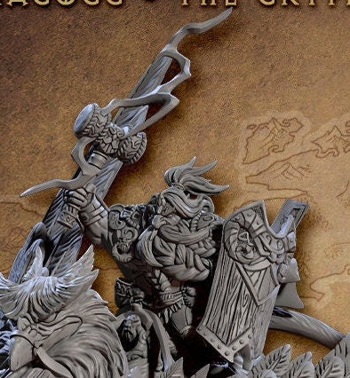 King Alvar riding a Gryphon King - Artisan Guild