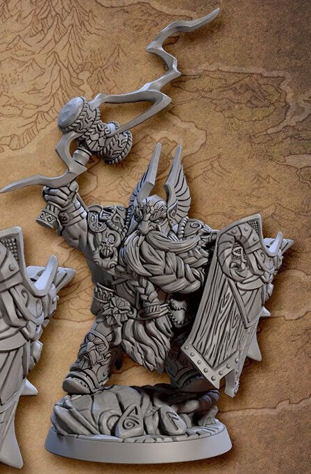 Alvar Jotunnbani, the Mountain King (2 Variants Available) - Artisan Guild