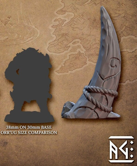 Carved Tusk Terrain (2 Options Available) - Artisan Guild