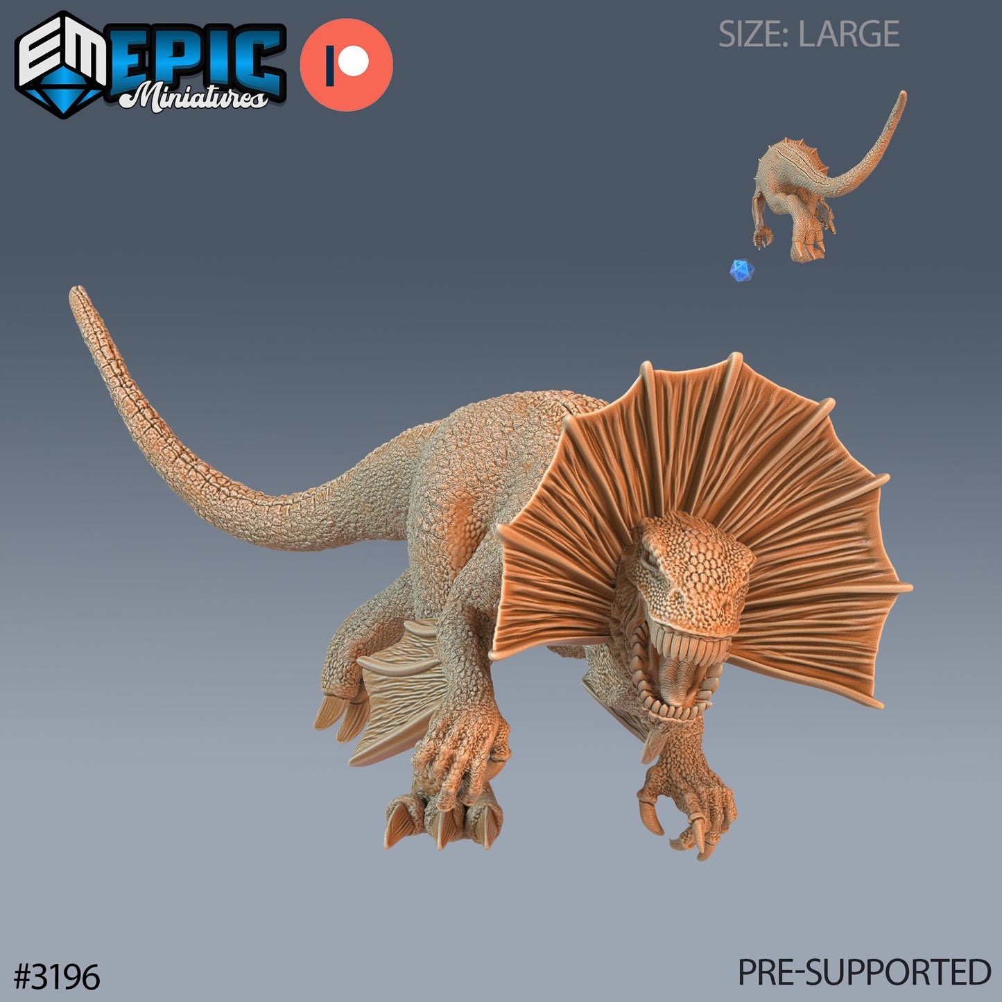 Bipedal Drake (4 Variants Available) - Epic Miniatures