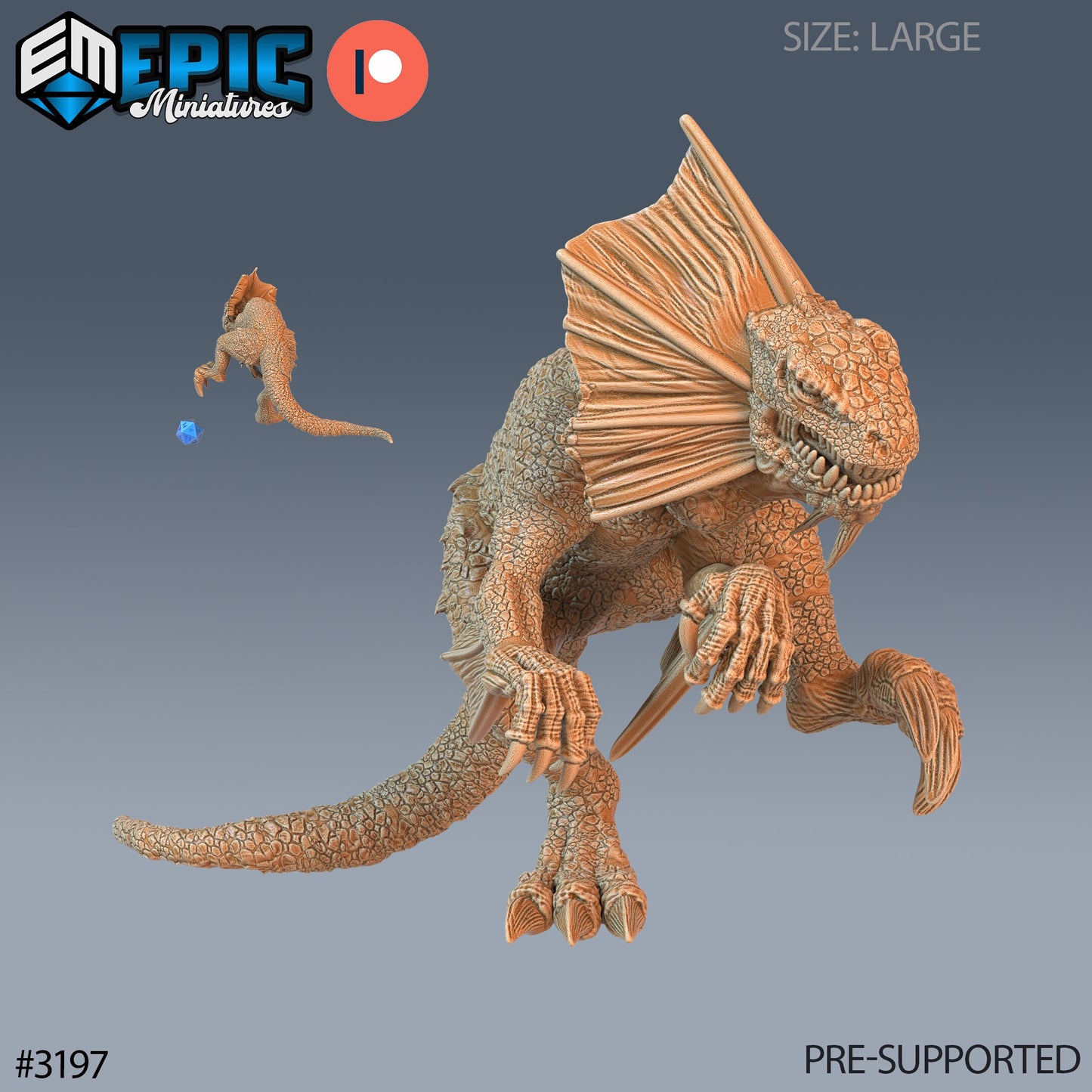 Bipedal Drake (4 Variants Available) - Epic Miniatures