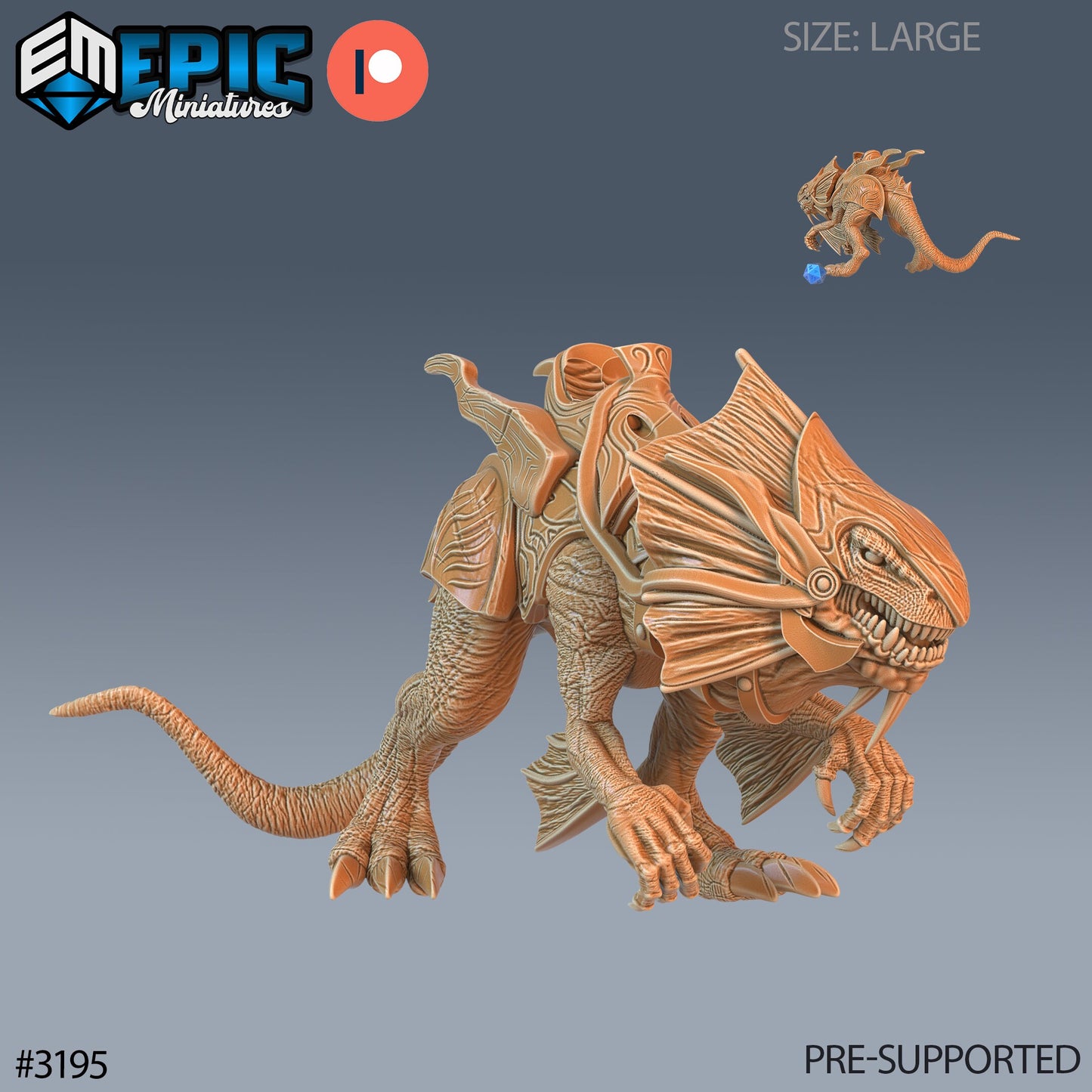 Bipedal Drake (4 Variants Available) - Epic Miniatures