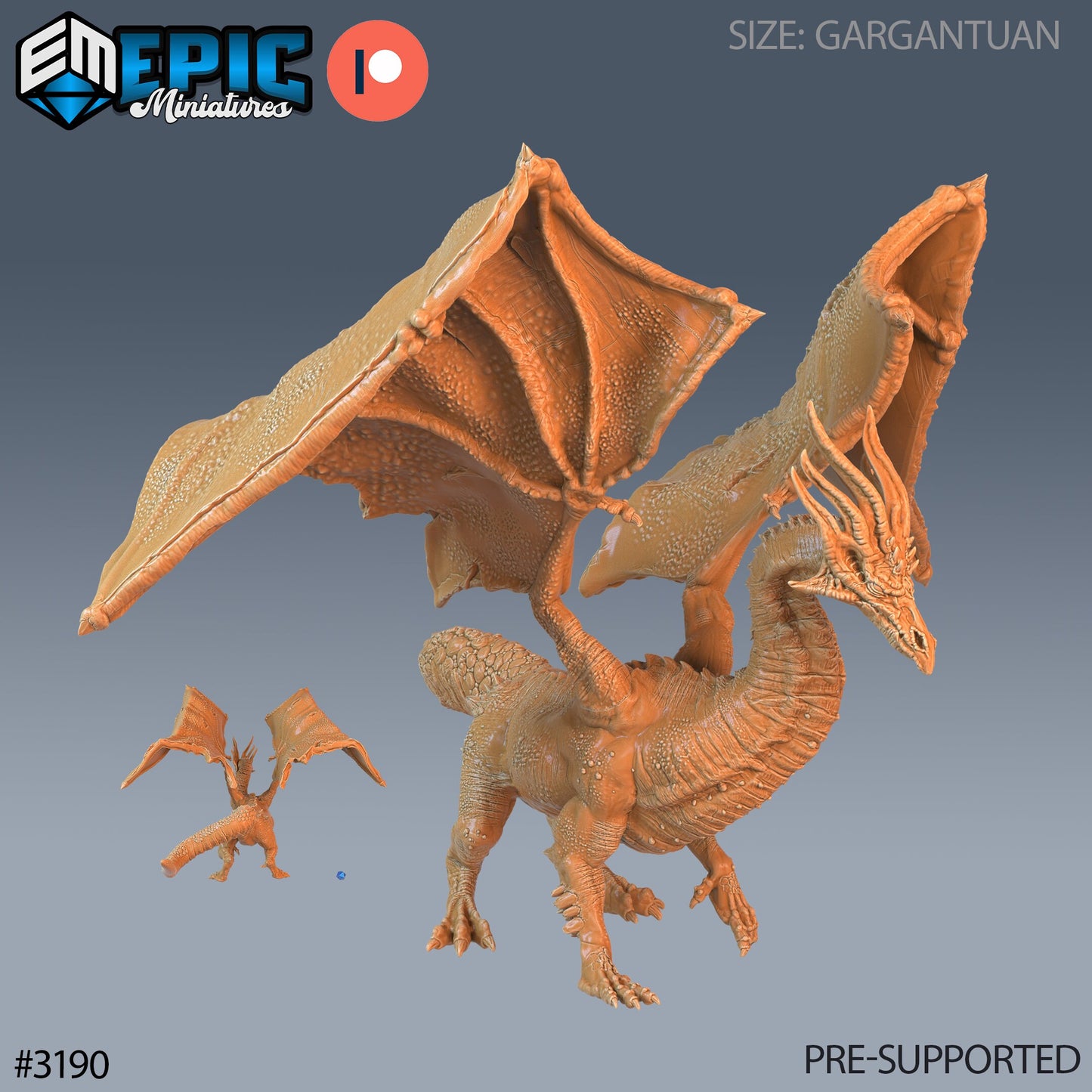 Shadow Dragon (3 Variants Available) - Epic Miniatures