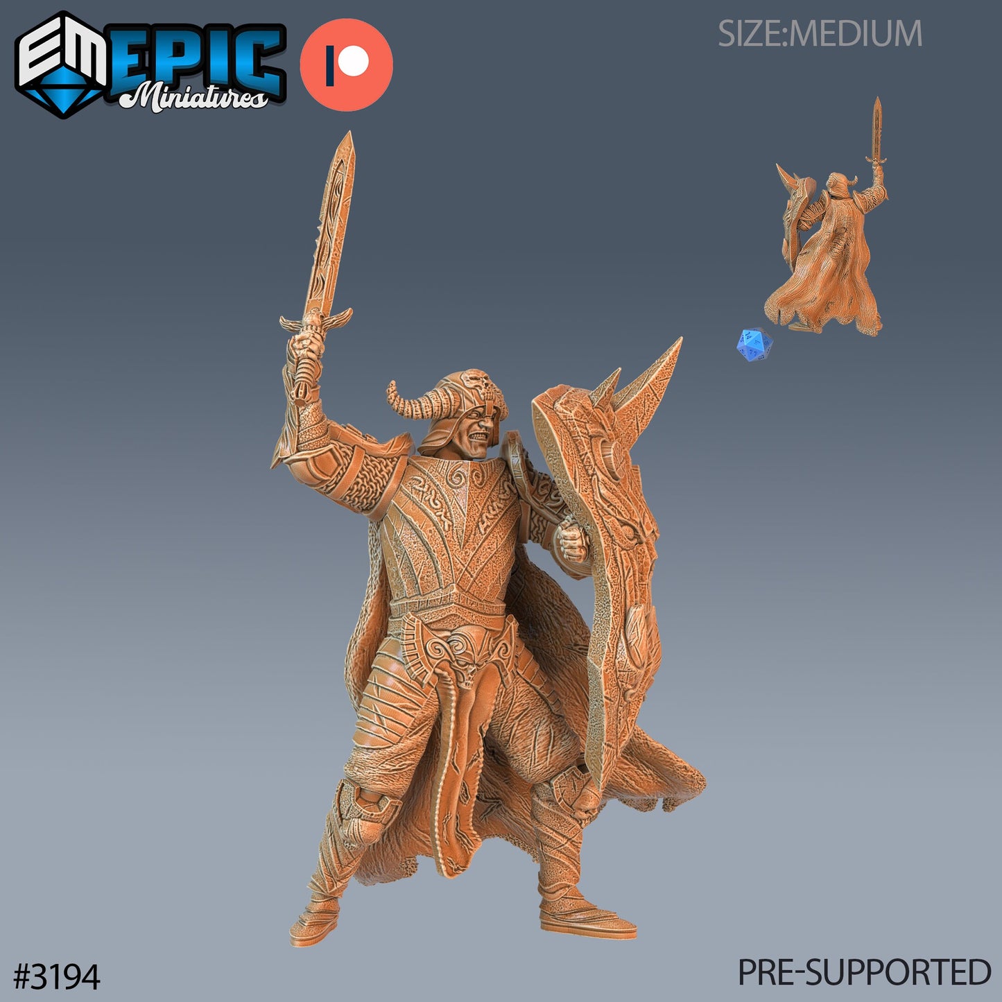 Hunters Guild Drake Knight (3 Variants Available) - Epic Miniatures