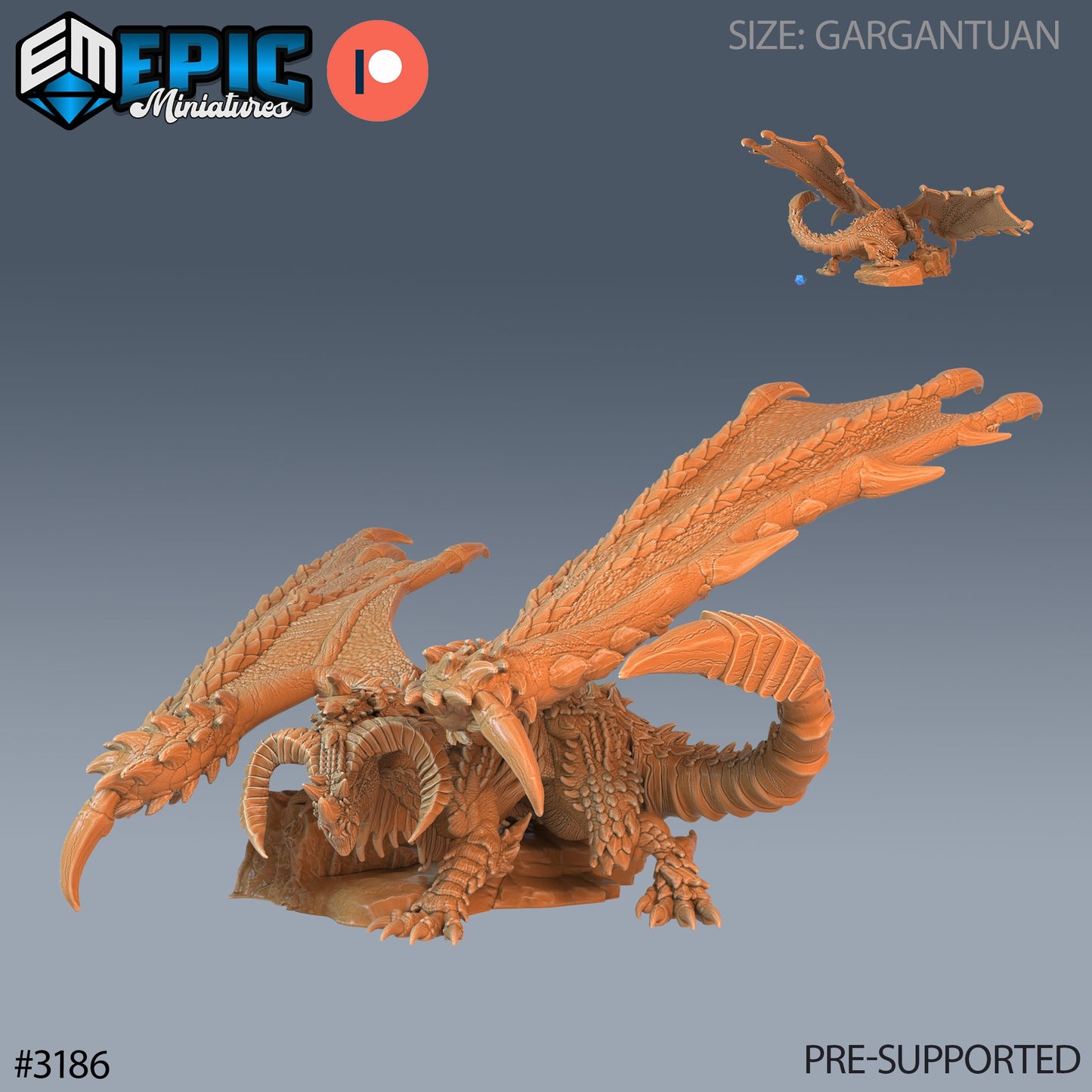 Calamity Dragon (4 Variants Available) - Epic Miniatures