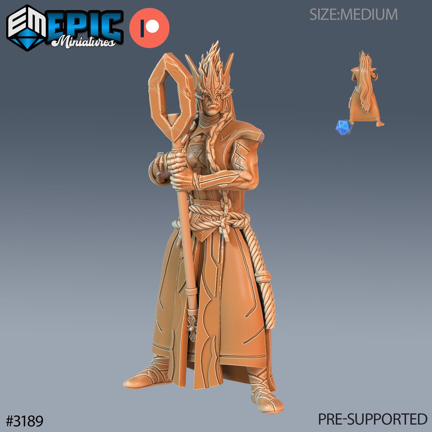 Hunters Guild Elven Red Mage (3 Variants Available) - Epic Miniatures