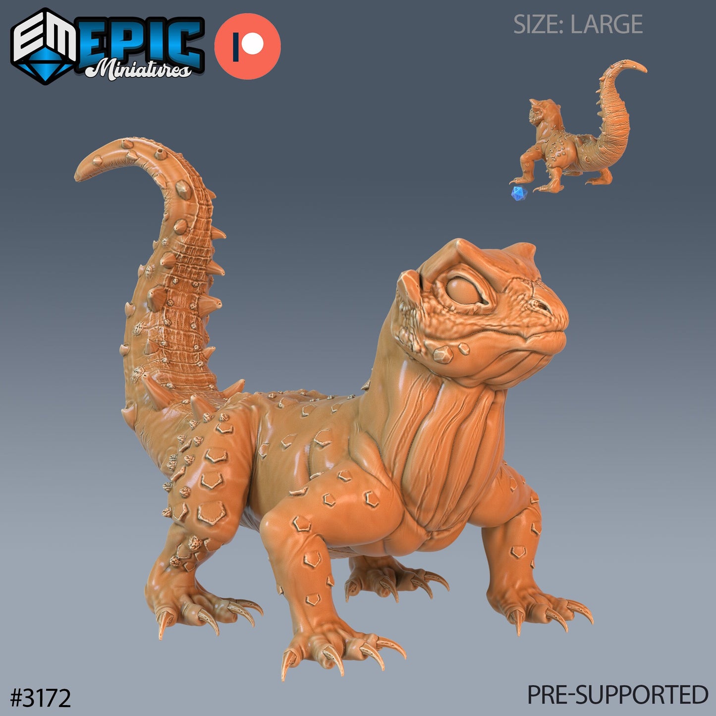 Hunters Guild Lizards (2 Variants Available) - Epic Miniatures