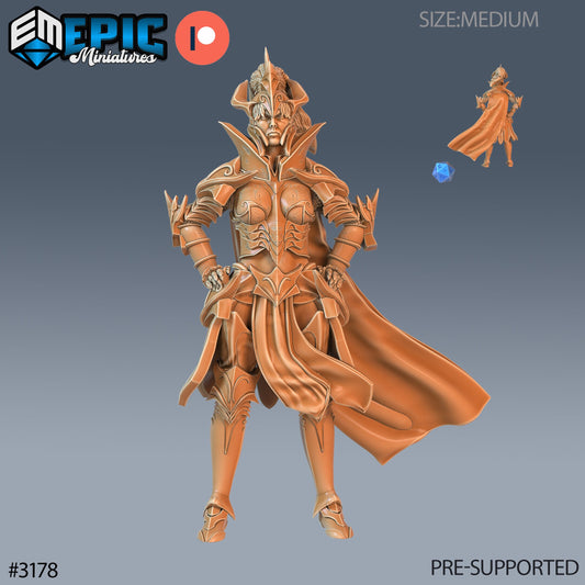 Hunters Guild Female Knight (3 Variants Available) - Epic Miniatures