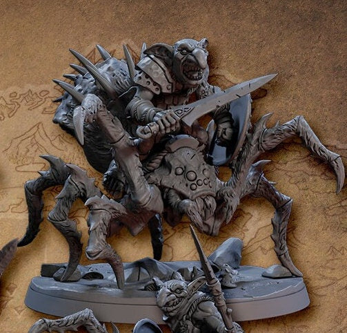 Faldorn Spider Riders, Set 2 (4 Variants Available) - Artisan Guild