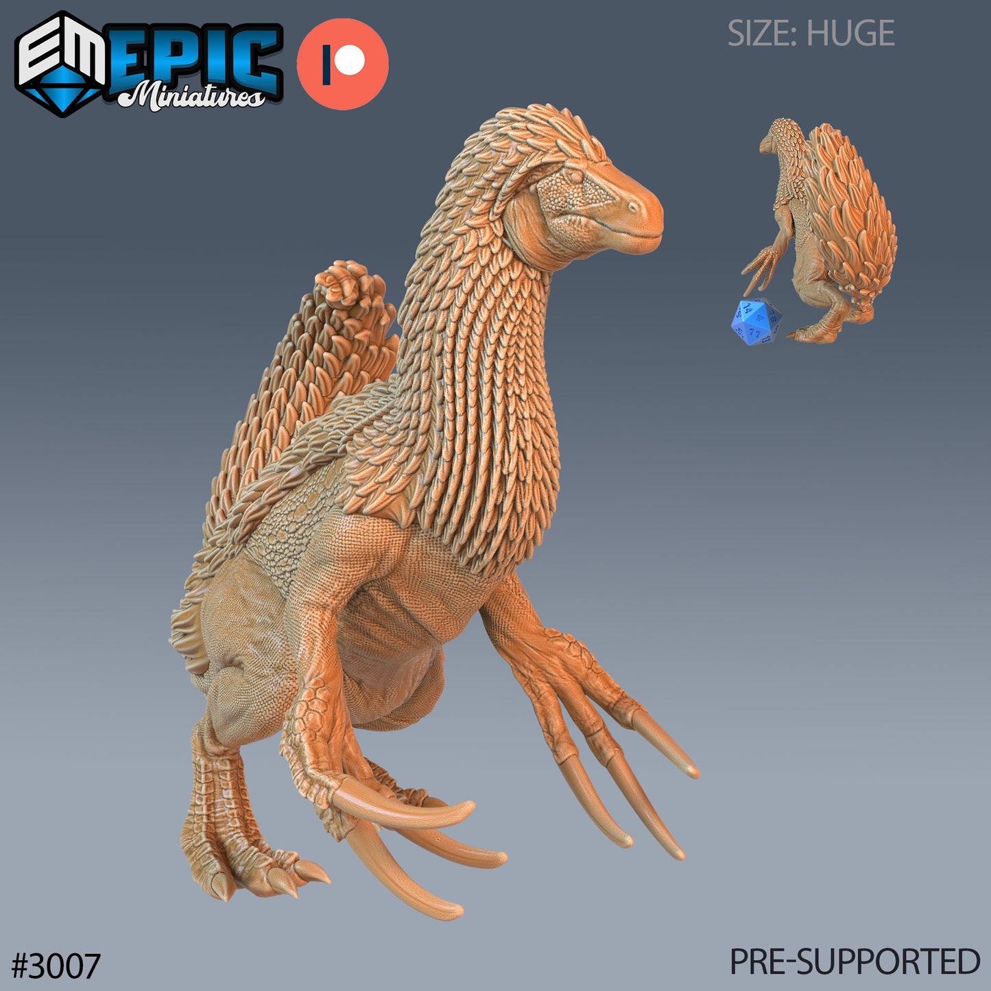 Therizinosaurus (5 Variants Available) - Epic Miniatures