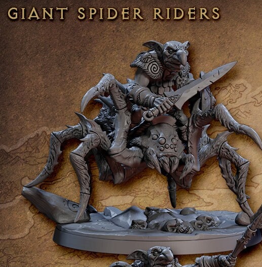 Faldorn Spider Riders, Set 2 (4 Variants Available) - Artisan Guild