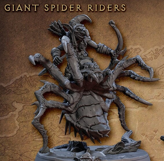 Faldorn Spider Riders, Set 1 (4 Variants Available) - Artisan Guild