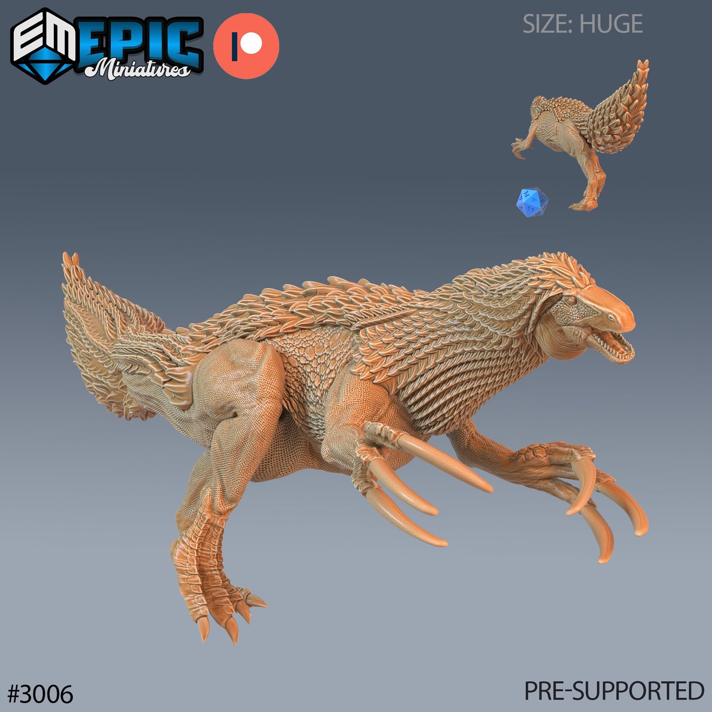 Therizinosaurus (5 Variants Available) - Epic Miniatures
