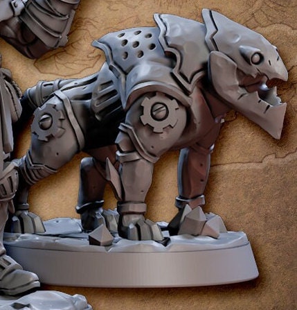 Clay Westwood and Golemhounds (4 Variants Available) - Artisan Guild